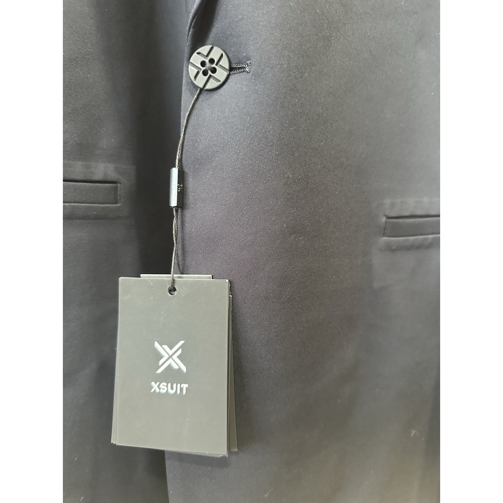 NWT xSuit 3.0 Men Navy Suit Jacket Blazer Coat Infinite Flex Technology S50 $499 - Picture 3 of 11